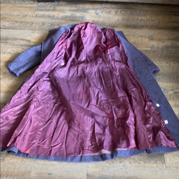 VTG 70s does Edwardian Victorian Puff Sleeve Coat - Picture 7 of 10